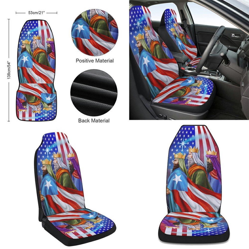 Three Kings Three Wise Men Nativity Of Jesus Puerto Rico US Christmas Seat Cover Cars, Christmas Car Seat Cover, Car Seat Cover Three Kings Three Wise Men Nativity Of Jesus Puerto Rico US Christmas Seat Cover Cars, Christmas Car Seat Cover, Car Seat Cover