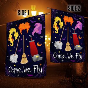 Three Witches Halloween Come We Fly Flag Halloween Flag Halloween Garden Flags Halloween House Flags 2 pqtl3e.jpg