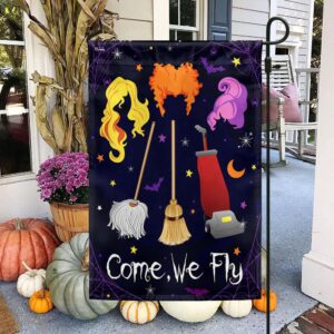 Three Witches Halloween Come We Fly Flag Halloween Flag Halloween Garden Flags Halloween House Flags 3 ok7xzy.jpg