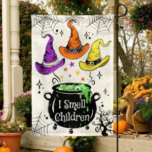 Three Witches Halloween I Smell Children Flag Halloween Flag Halloween Garden Flags Halloween House Flags 3 beg4yo.jpg