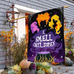 Three Witches Halloween I Smell Children Flag MLN541F Flagwix Halloween Flag Halloween Garden Flags Halloween House Flags 1 rgb72b.jpg