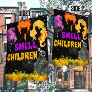 Three Witches Halloween I Smell Children Flag MLN566F Flagwix Halloween Flag Halloween Garden Flags Halloween House Flags 3 pjc7tv.jpg