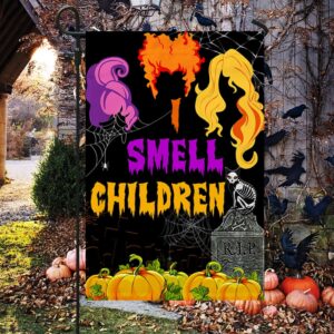 Three Witches Halloween I Smell Children Flag MLN566F Flagwix Halloween Flag Halloween Garden Flags Halloween House Flags 5 wifblj.jpg