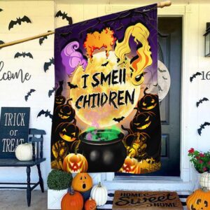 Three Witches Halloween I Smell Children Hocus Pocus Halloween Flag Halloween Flag Halloween Garden Flags Halloween House Flags 1 zwcswd.jpg