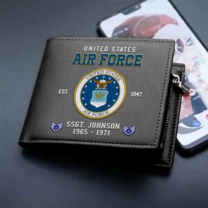 US Air Force Custom Your Name Rank And Year Military Wallet For Soldiers Veteran Wallet 2 jzaym7.jpg