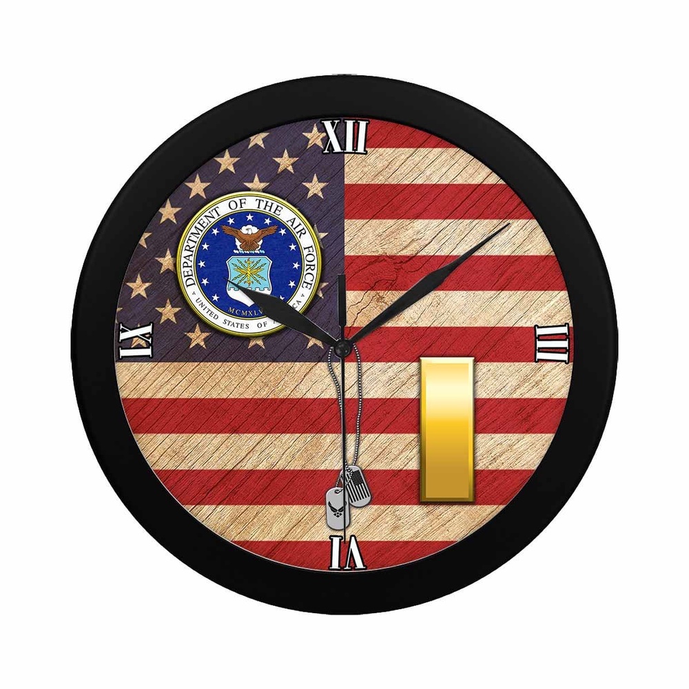 US Air Force O-1 Second Lieutenant 2d Lt O1 Wall Clock, Military Clocks, 24 Hour Clocks US Air Force O-1 Second Lieutenant 2d Lt O1 Wall Clock, Military Clocks, 24 Hour Clocks