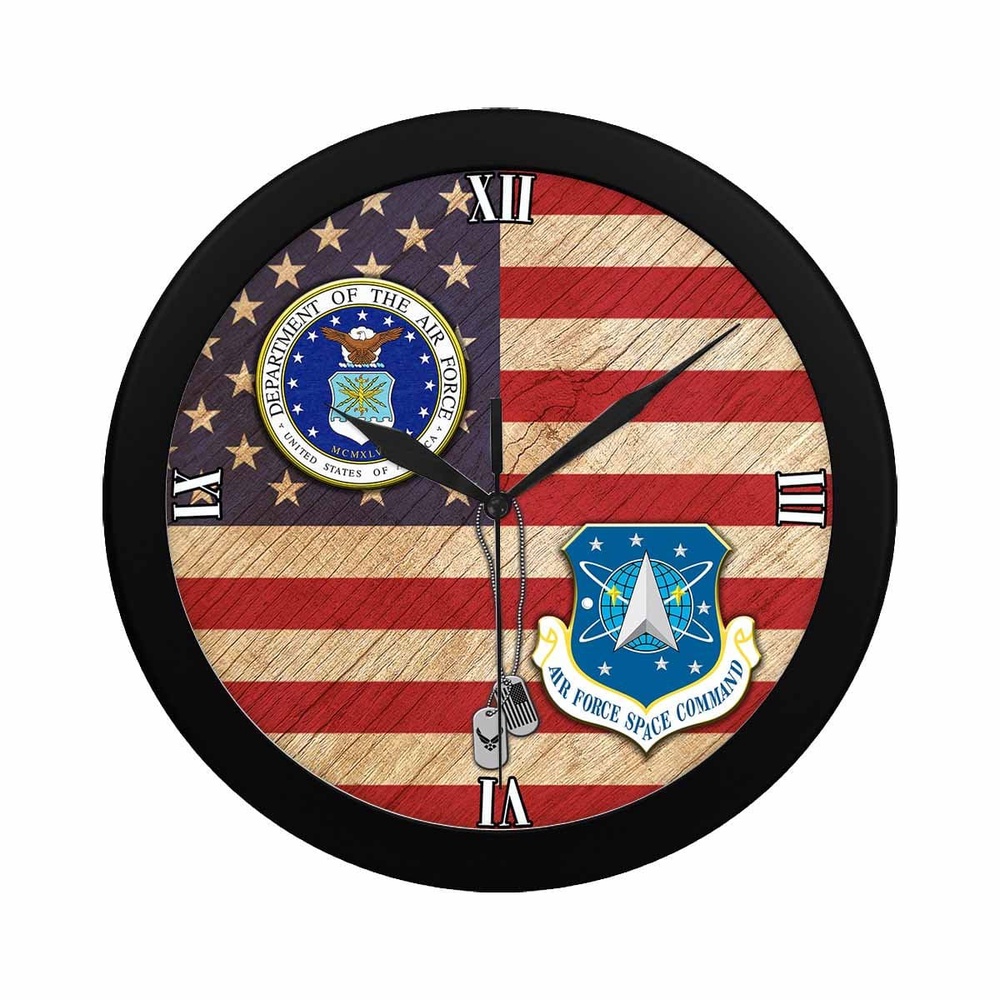 US Air Force Space Command Wall Clock, Military Clocks, 24 Hour Clocks US Air Force Space Command Wall Clock, Military Clocks, 24 Hour Clocks