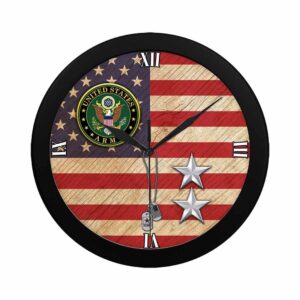 US Army O 8 Major General O8 MG Wall Clock Military Clocks 24 Hour Clocks 2 g5qovp.jpg