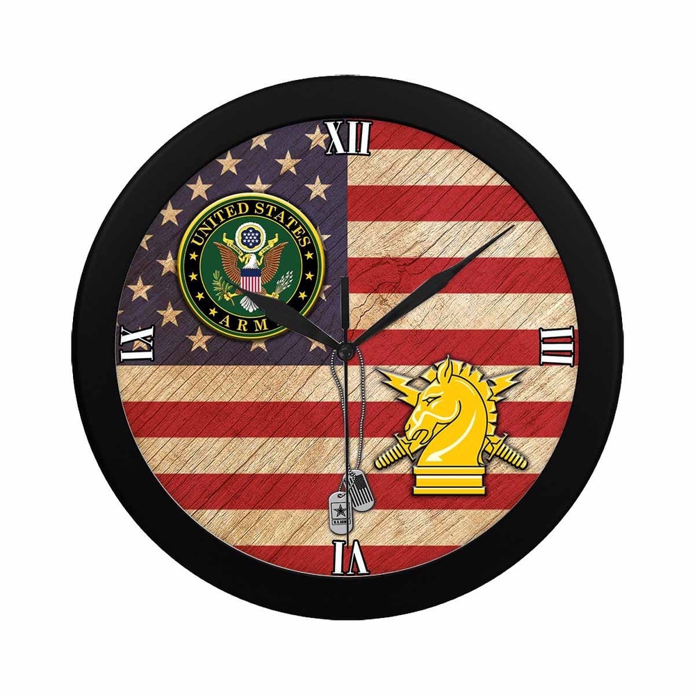 US Army Psychological Ops Black Wall Clock, Military Clocks, 24 Hour Clocks US Army Psychological Ops Black Wall Clock, Military Clocks, 24 Hour Clocks