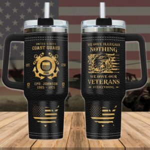 US Coast Guard Military Custom Name Rank And Year Stanley Tumbler 40Oz Veteran Tumbler Military Tumbler 1 fxbwl8.jpg