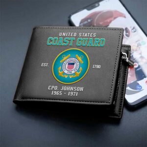 US Coast Guard Military Men Wallet Custom Name And Year US Military Men Wallet Veteran Wallet 2 stpwp3.jpg