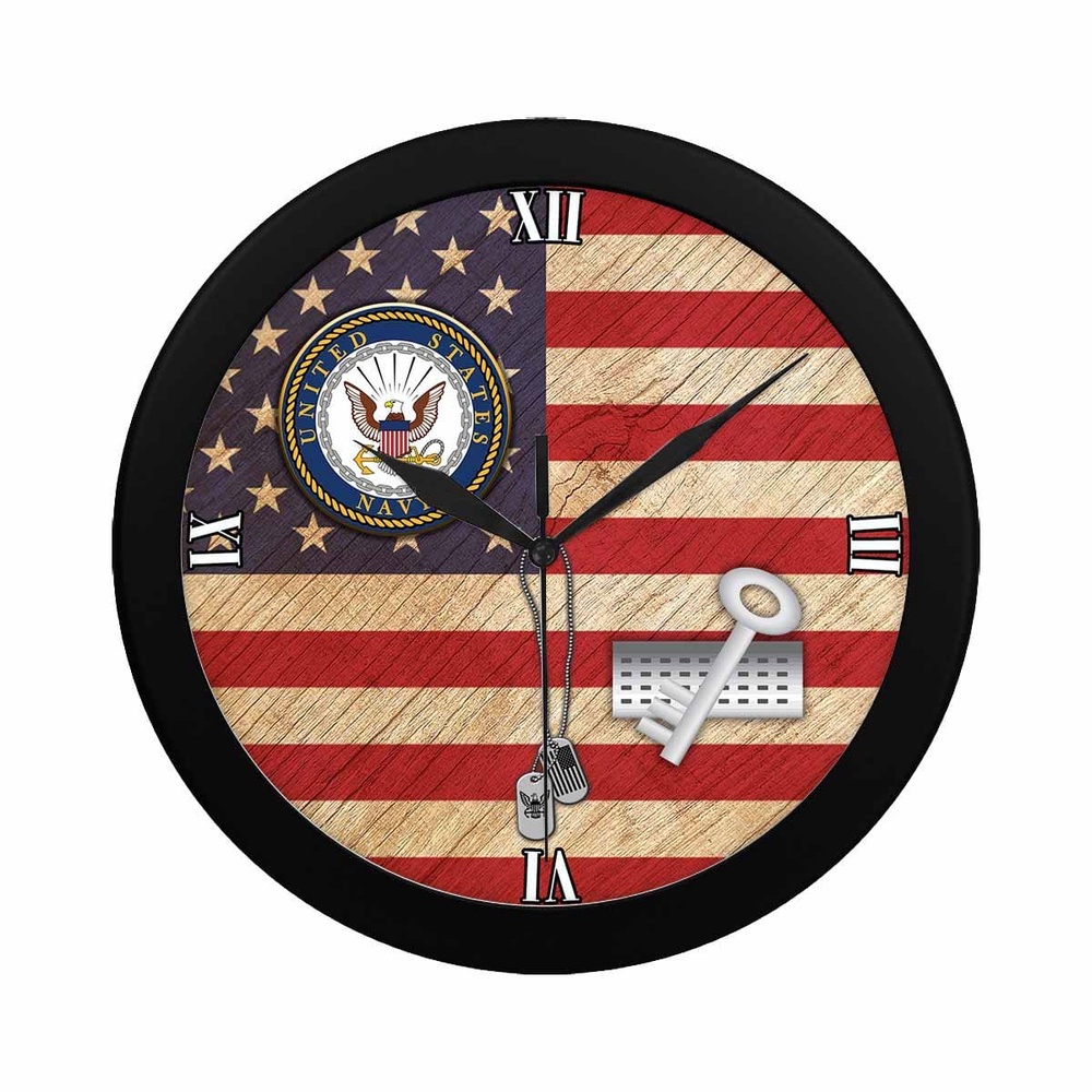 US Navy Disbursing Clerk Navy DK Wall Clock, Military Clocks, 24 Hour Clocks US Navy Disbursing Clerk Navy DK Wall Clock, Military Clocks, 24 Hour Clocks