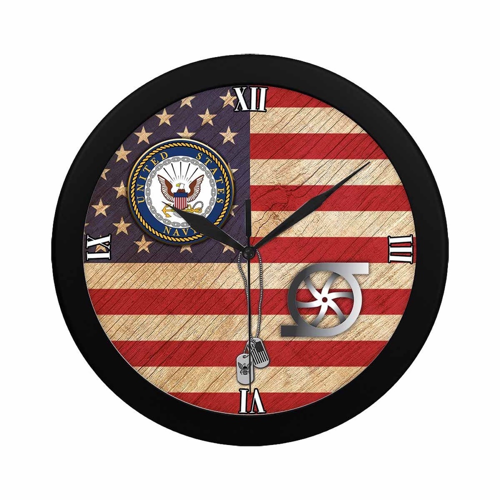 US Navy Gas Turbine Systems Technician Navy GS Wall Clock, Military Clocks, 24 Hour Clocks US Navy Gas Turbine Systems Technician Navy GS Wall Clock, Military Clocks, 24 Hour Clocks