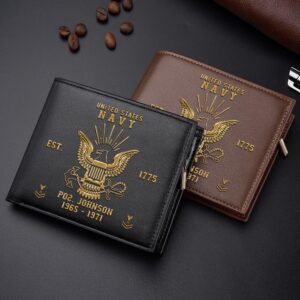 US Navy Men Wallet Custom Name Rank And Year Military Soldiers Veteran Wallet 1 udp4ue.jpg