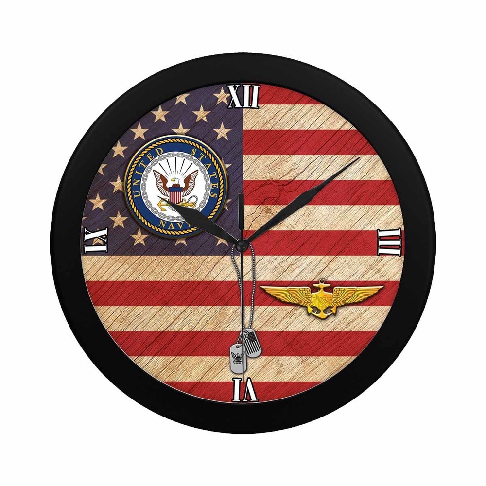 US Navy Naval Astronaut Wall Clock, Military Clocks, 24 Hour Clocks US Navy Naval Astronaut Wall Clock, Military Clocks, 24 Hour Clocks