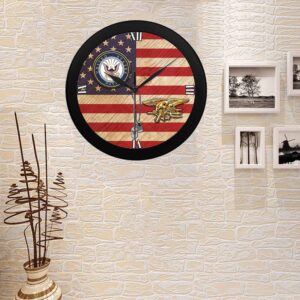 US Navy Special Warfare Wall Clock, Military…