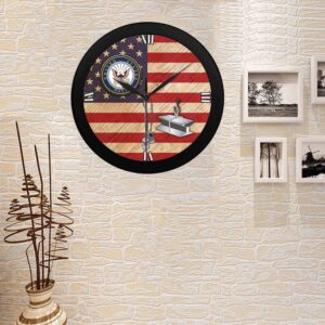 US Navy Steelworker Navy SW Wall Clock,…
