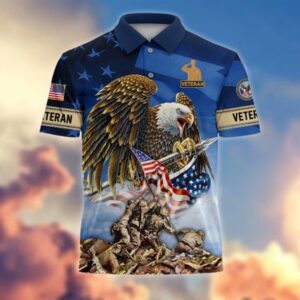 Veteran Polo Shirt, American Pride US Veterans…