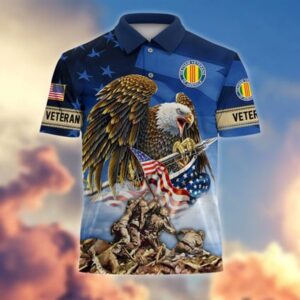 Veteran Polo Shirt, American Pride Vietnam Veteran…