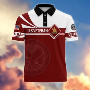 Veteran Polo Shirt, Honoring All Who Served…
