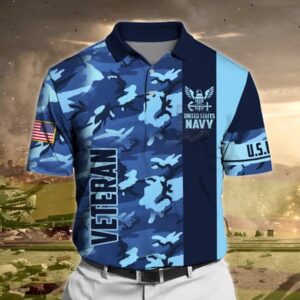 Veteran Polo Shirt, Navy Veteran Polo Shirt,…