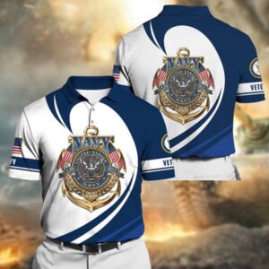 Veteran Polo Shirt, Navy Veteran Polo Shirt,…