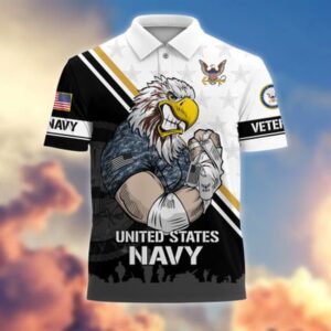 Veteran Polo Shirt, Navy Veteran Polo Shirt,…