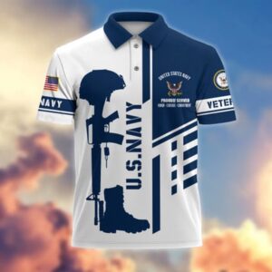 Veteran Polo Shirt, Navy Veteran Polo Shirt,…