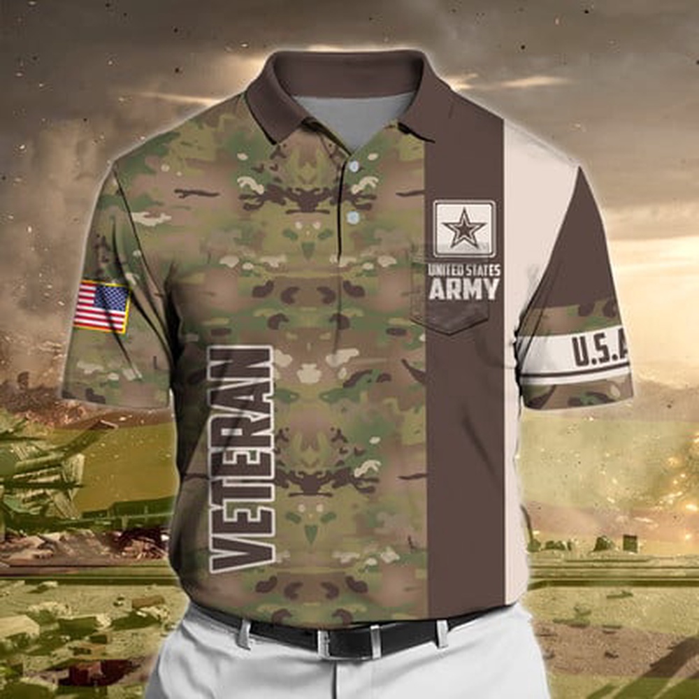 Veteran Polo Shirt, Us Army Veteran Polo Shirts, Premium Camo Soldier US Army Veterans Polo Shirt Veteran Polo Shirt, Us Army Veteran Polo Shirts, Premium Camo Soldier US Army Veterans Polo Shirt