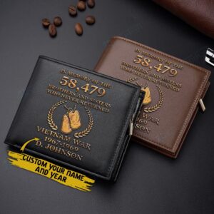 VietNam War Men Wallet Custom Your Name And Year Vietnam War Wallet Veteran Wallet 2 wvadwn.jpg