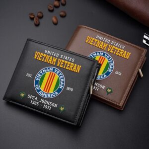 Vietnam Veteran Custom Your Name Rank And Year Military Wallet For Soldiers Veteran Wallet 1 i86wzj.jpg