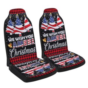 We Wish You Ameri Christmas Seat Cover…