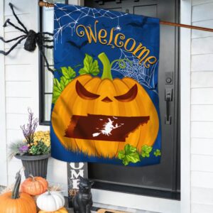 Welcome Tennessee Pumpkins Halloween Fall Flag Halloween Flag Halloween Garden Flags Halloween House Flags 2 da9m8p.jpg