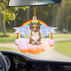 Welsh-Corgi With Angel Wings Memorial Ornament, Christmas…