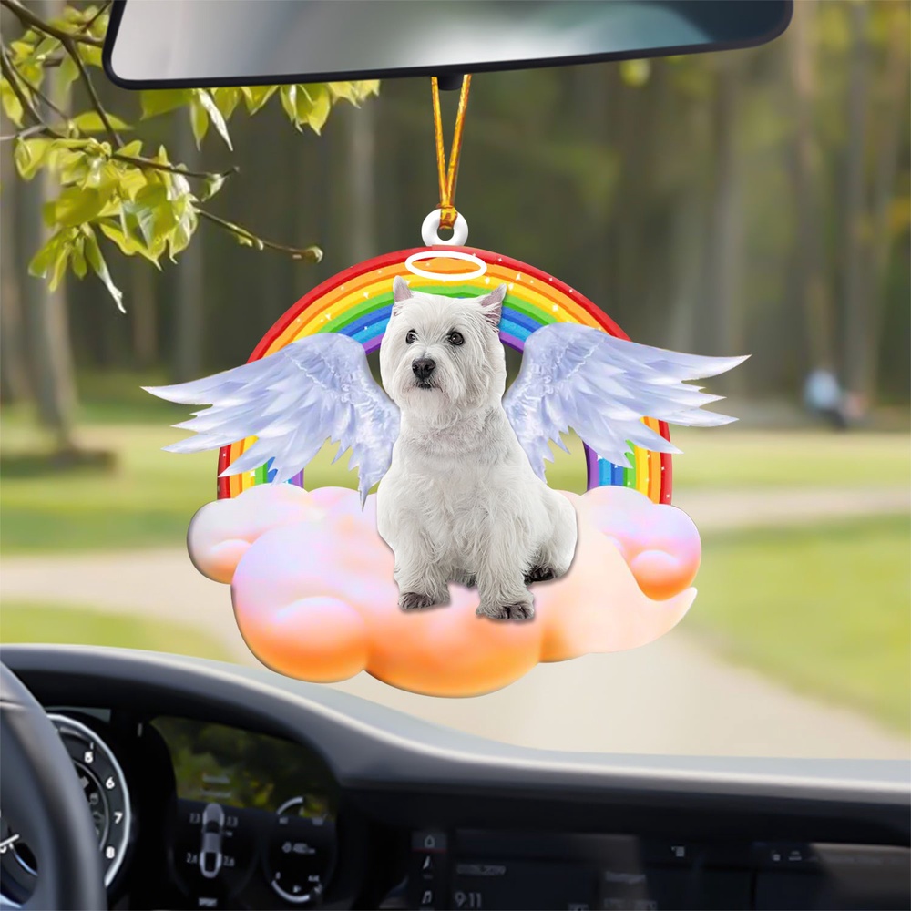 West-Highland-White-Terrier With Angel Wings Memorial Ornament, Christmas Ornament, Dog Ornament, Xmas Dog Ornaments West-Highland-White-Terrier With Angel Wings Memorial Ornament, Christmas Ornament, Dog Ornament, Xmas Dog Ornaments
