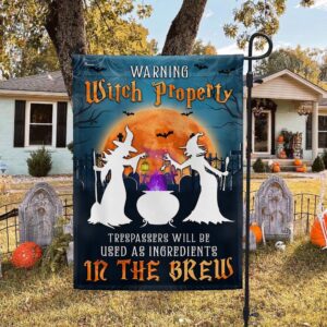 Witchcraft Halloween Witch Property Trespassers Will Be…