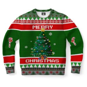 Xmas Tree Ugly Christmas Sweater, Christmas Sweater,…