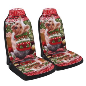 Yorkie Christmas Seat Cover Cars, Christmas Car…