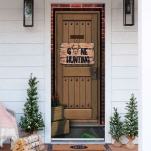 Assembling Aesthetic Hunting Printed Door Cover Christmas…