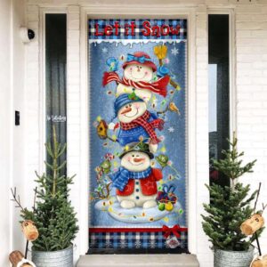 Banner Home Decor Let It Snow Door Cover Snowman Christmas Door Cover Gift For Decor Christmas Gift 2 pmcgbg.jpg