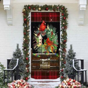 Beautiful Cardinal Merry Christmas Door Cover Cardinal Christmas Decor Christmas Door Cover Decorations Christmas Gift 4 gwk4gp.jpg