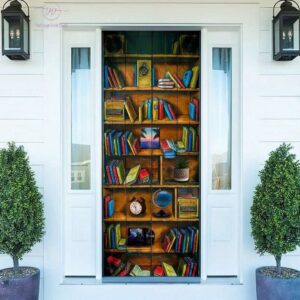 Book Door Cover Book Lover Gift Idea From the Library Door Cover Christmas Gift 3 vjlyin.jpg