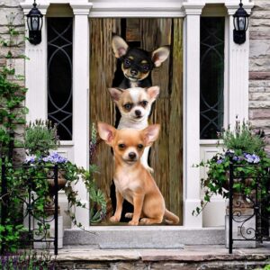 Chihuahua Gorgeous Babies Door Cover Gift For…