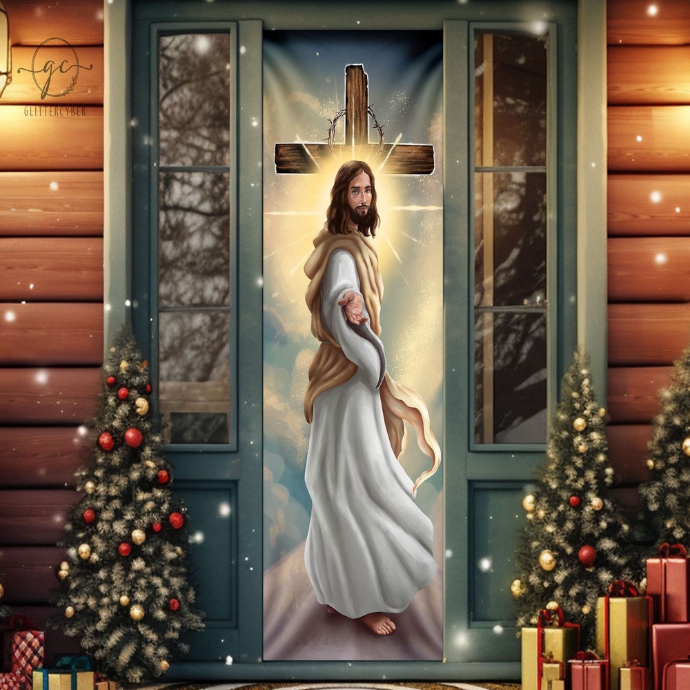 Christian Christmas Front Decor, Jesus Outdoor Decor, Gifts For Jesus Lover, Christmas Gift