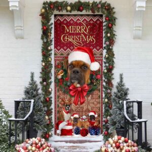 Christmas Begins With Boxer Door Cover Front Door Christmas Cover Gift For Christmas Christmas Gift 2 jvkaiv.jpg