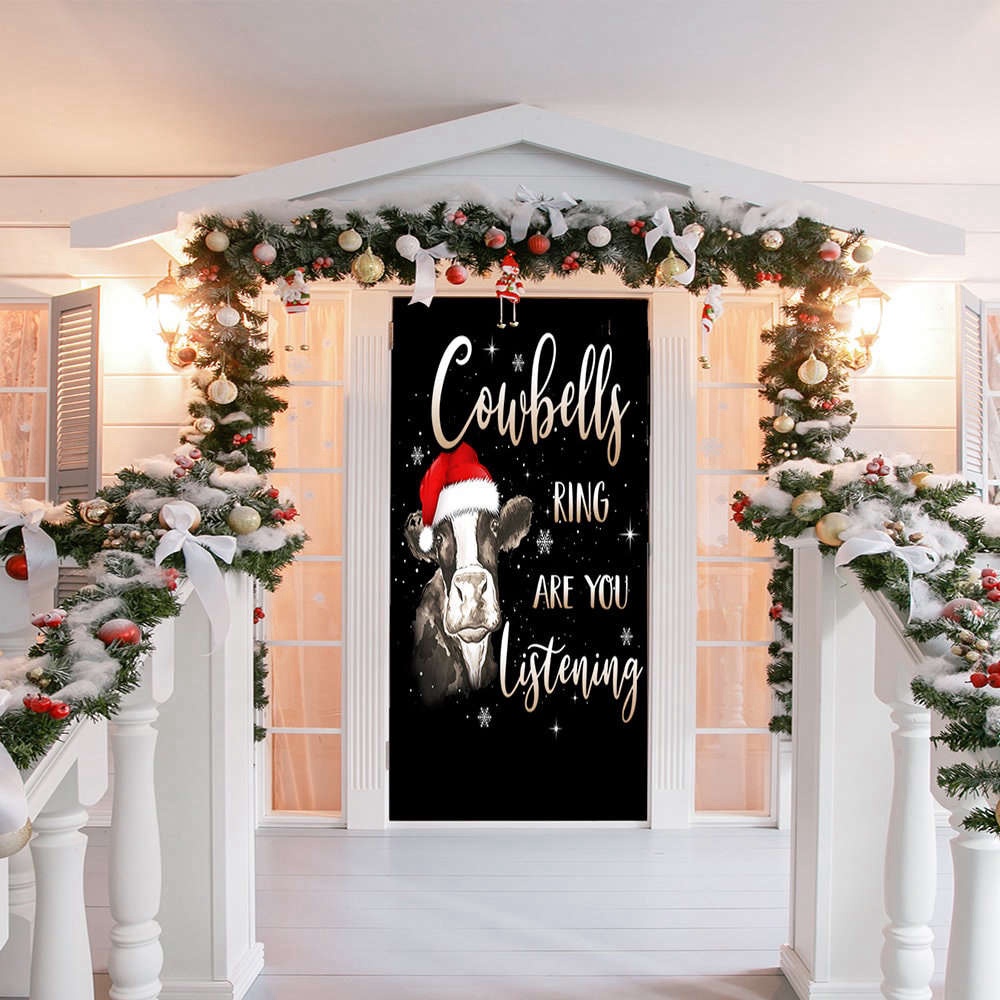 Christmas Cow Door Cover, Christmas Cow, Christmas Door Covers, Gift For Christmas, Christmas Gift Christmas Cow Door Cover, Christmas Cow, Christmas Door Covers, Gift For Christmas, Christmas Gift