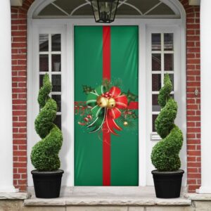 Christmas Decor Gift Background Green Color Door…