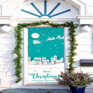 Christmas Door Banner, Cover For Front Door,…