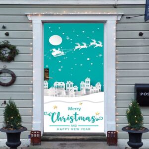 Christmas Door Banner Cover For Front Door Christmas Door Covers Gift For Family Christmas Gift 2 eyq8he.jpg
