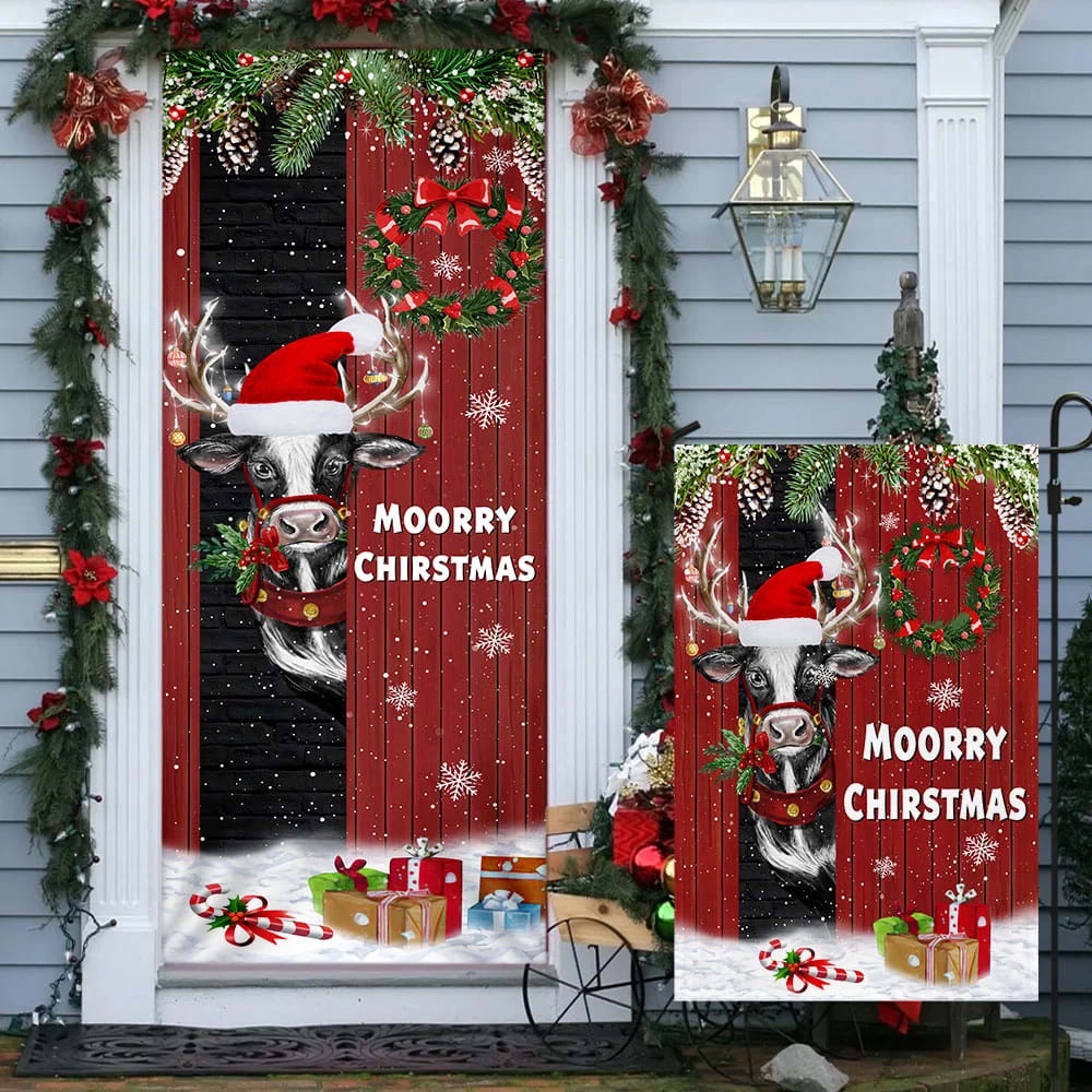 Christmas Farm Door Cover And Banner Home Decor Moorry Christmas, Christmas Outdoor Decoration, Christmas Gift Christmas Farm Door Cover And Banner Home Decor Moorry Christmas, Christmas Outdoor Decoration, Christmas Gift